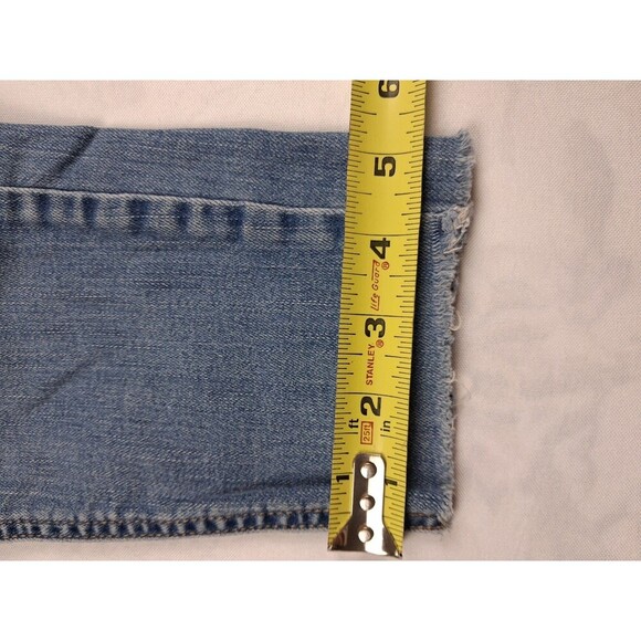 WAX JEAN LOS ANGELES TORN KNEE DISTRESS, SKINNY JEAN LIGHT BLUE COLOR - Picture 14 of 15